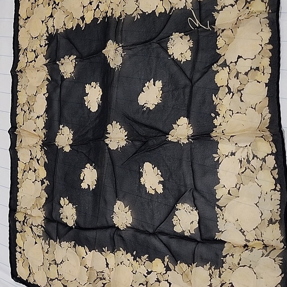 5 pcs Sheer silk Scarf ELLE Paris, Gap and Japanese silk square silk scarves - Picture 16 of 16